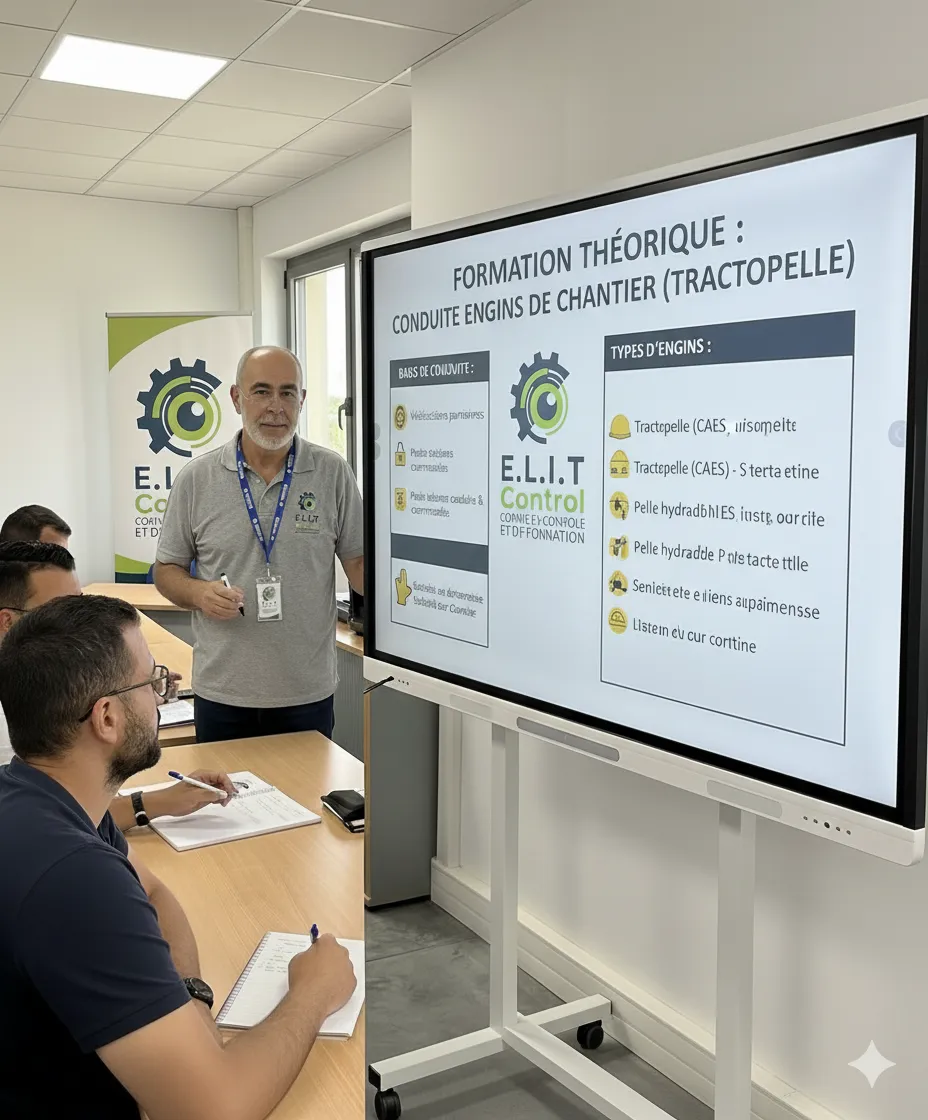 Formation Conduite Engins de Chantier / Tractopelle - Photo 1